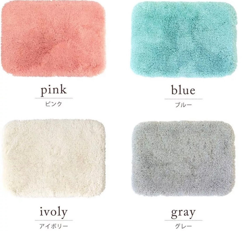 Thumbnail: 乾度良好｜日本 OKA 絨毛速乾系列地墊 (4色可擇) ｜抗菌除臭 吸水地墊 浴室 門口 踏墊