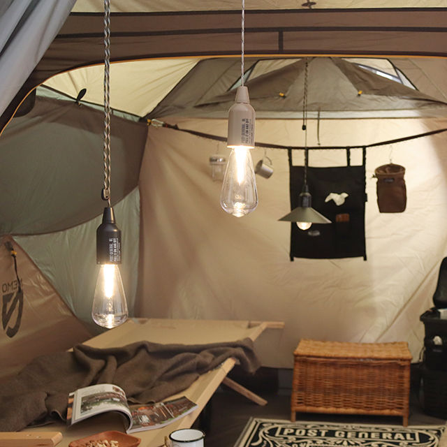 Thumbnail: 《嚮海選品🌊》日本 POST GENERAL 戶外風格露營LED掛燈 (5色可擇) ｜方便攜帶好收納，讓您充滿儀式