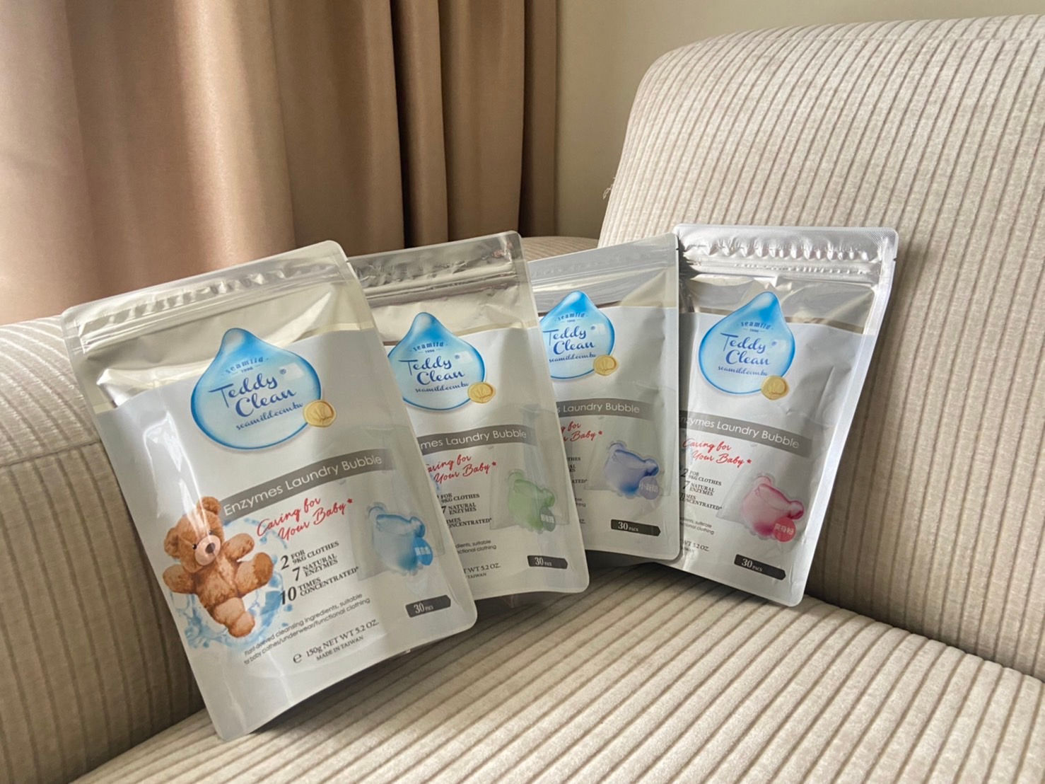 環境共好|清淨海『純淨泰迪』Teddy Clean 植萃酵素洗衣膠囊系列 洗衣球 5gx30顆/袋 (4款香味)