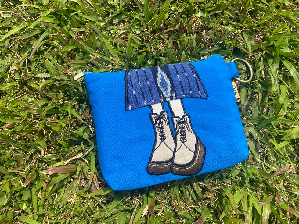 縮圖：日系文青風 手拿包(5款) clutch bag/化妝包 收納包 收納袋 外出包 盥洗包 旅行包｜獨特花布能搭配穿著攜帶