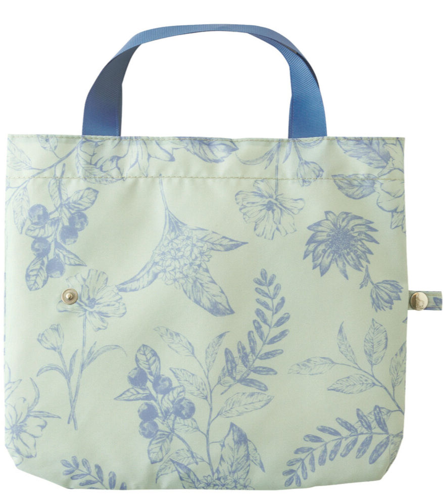 Thumbnail: 新貨到｜日本 Because晴雨兩用抗UV 自然系植物折傘 附提袋(5色可擇)｜ 迷你折傘 TOTE BAG系列 陽傘