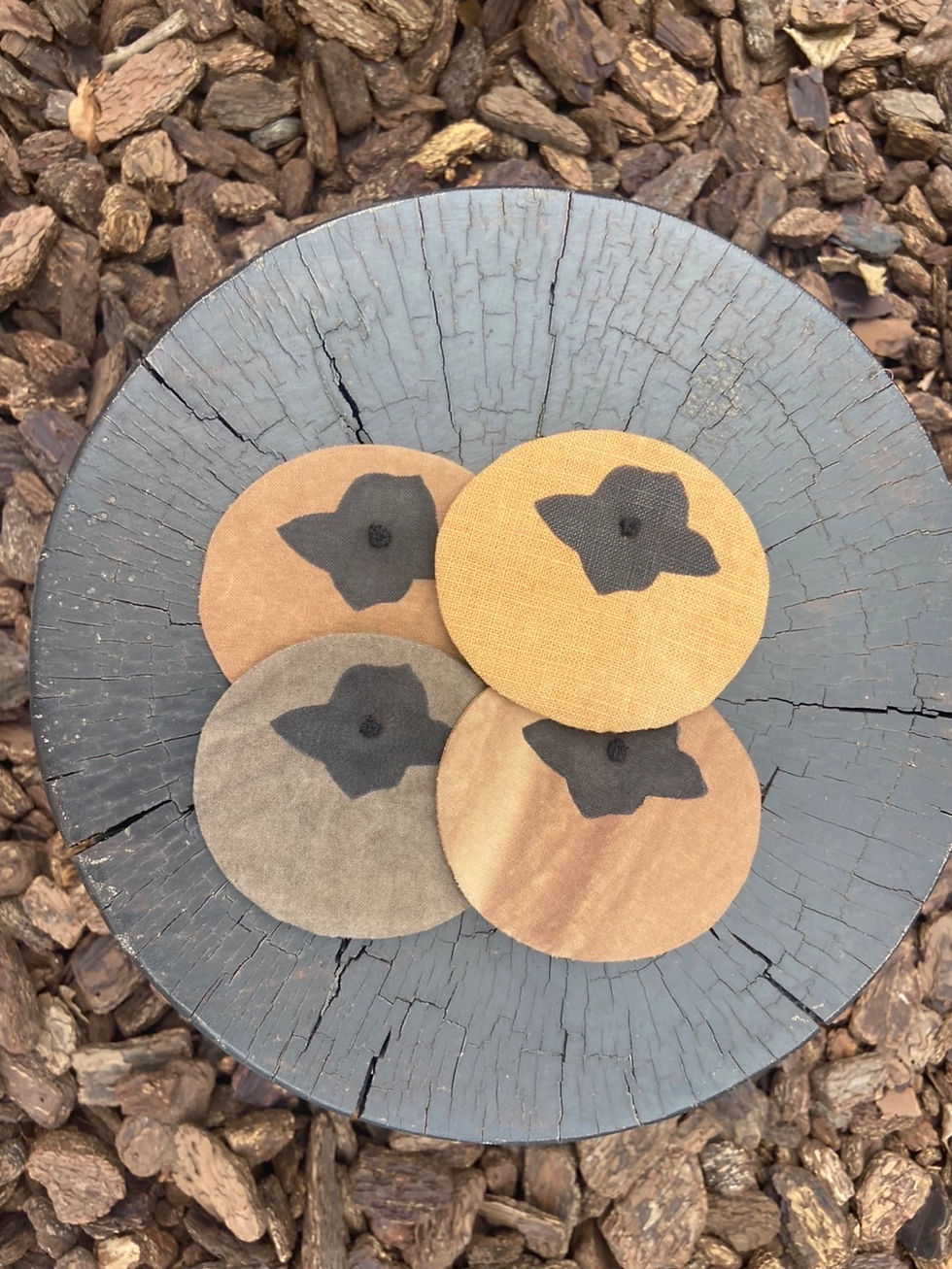 Thumbnail: 柿柿如意｜可愛麻質柿杯墊 柿子意象｜唯一支持 MIT友善環境品牌 台灣在地純手工麻質杯墊