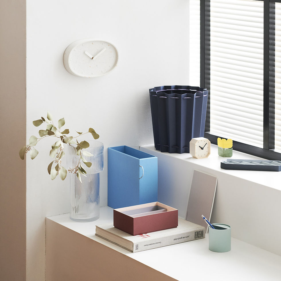 縮圖：質感居家｜日本TAISEI 大成紙器 SHIKI DESK CLOCK桌鐘(4款可擇)｜將時間化為桌上的藝術風景 為日常生活增添一份靜謐與從容
