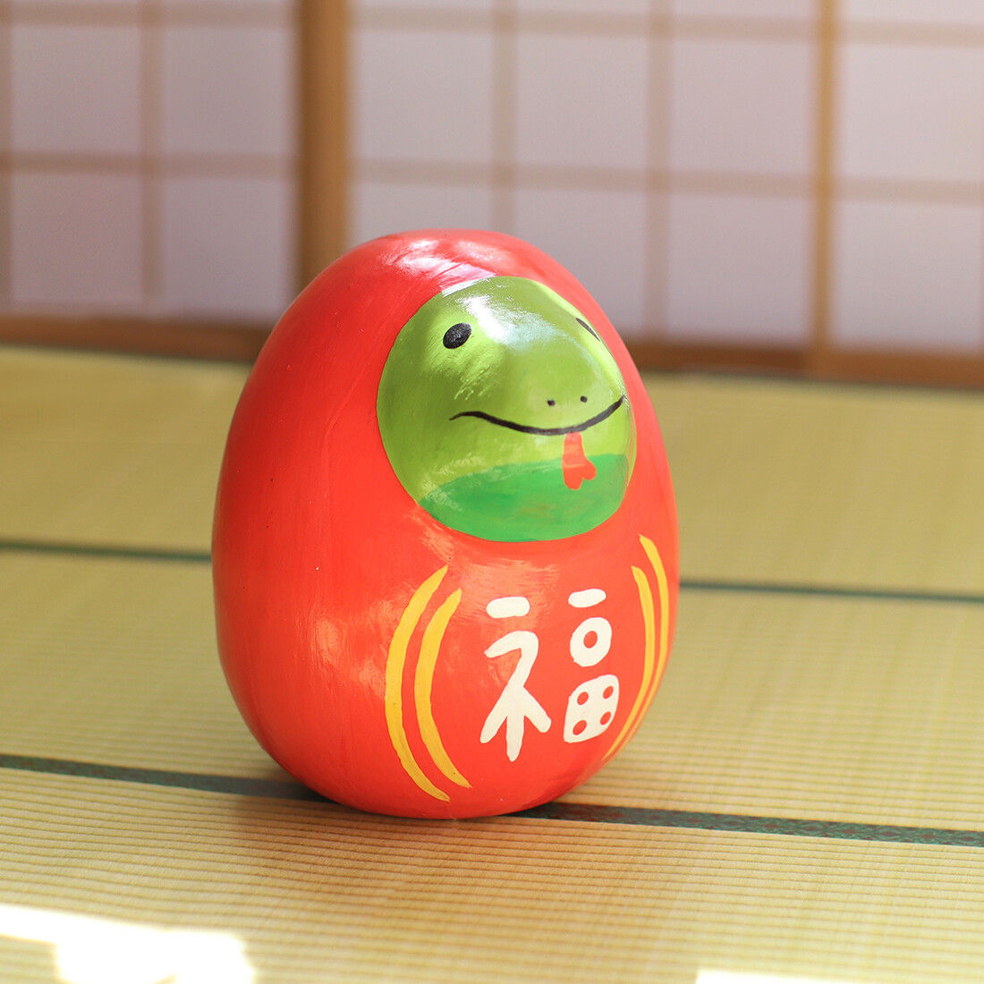 2025 蛇年|日系招福運 可愛蛇形木頭擺飾 公仔| 招福開運小物 玄關 辦公室 擺件