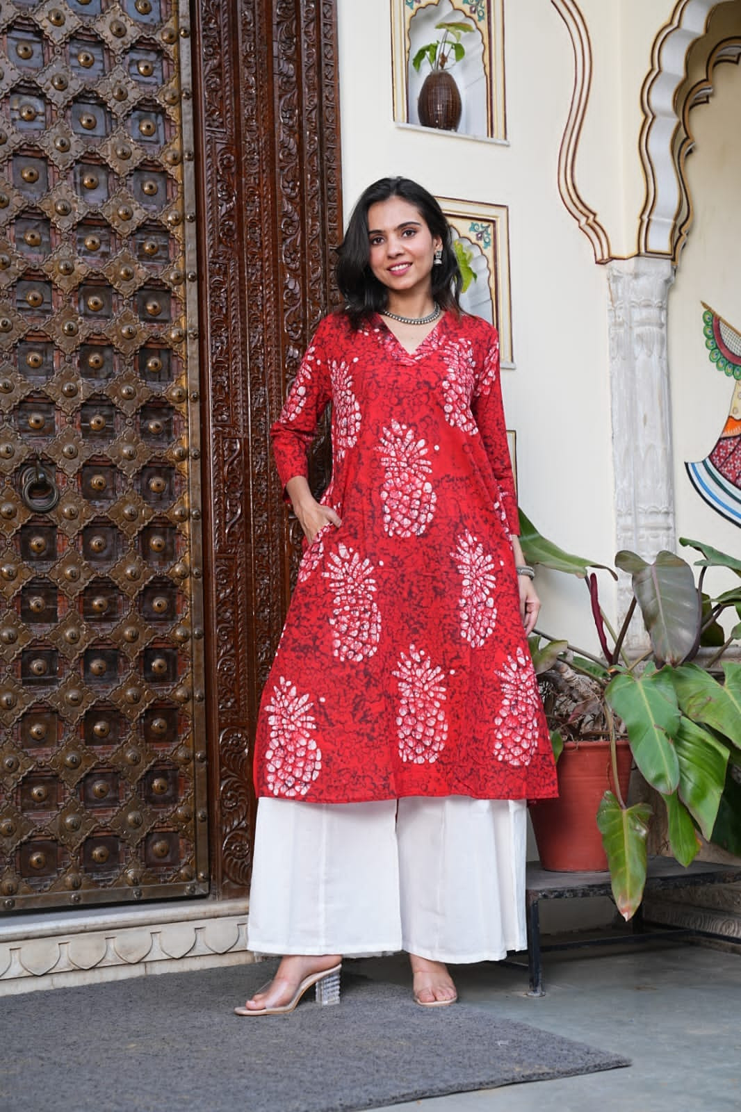 Special Collection – Bagru Hand Block Printed Kurti Plazo Set