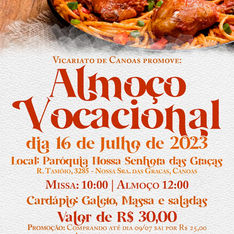 Vicariato de Canoas Promove Almoço Vocacional