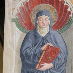 Santa Mônica mulher de oração a ser imitada