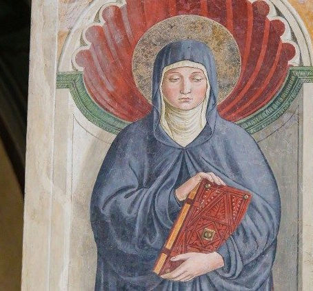 Santa Mônica mulher de oração a ser imitada
