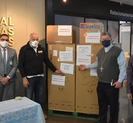 Hospital São Lucas de Porto Alegre recebe respiradores doados pelo Papa