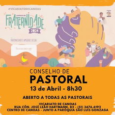 Conselho de pastoral do Vicariato de Canoas  13 de abril