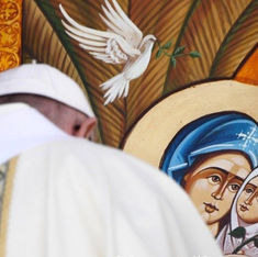 Papa: Maria, cuida com carinho deste mundo ferido