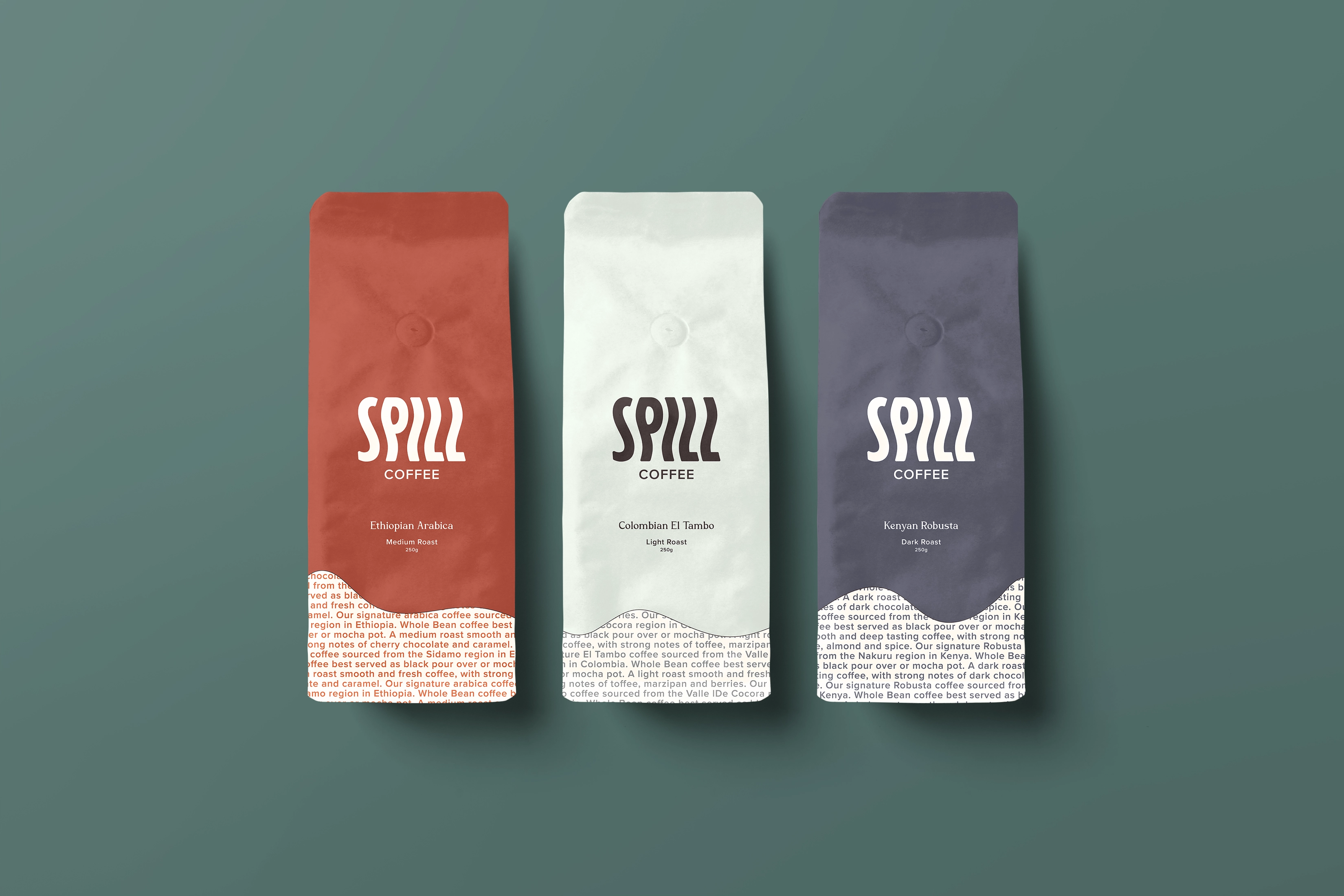 Studio Ferg Spill Coffee Brand Identity