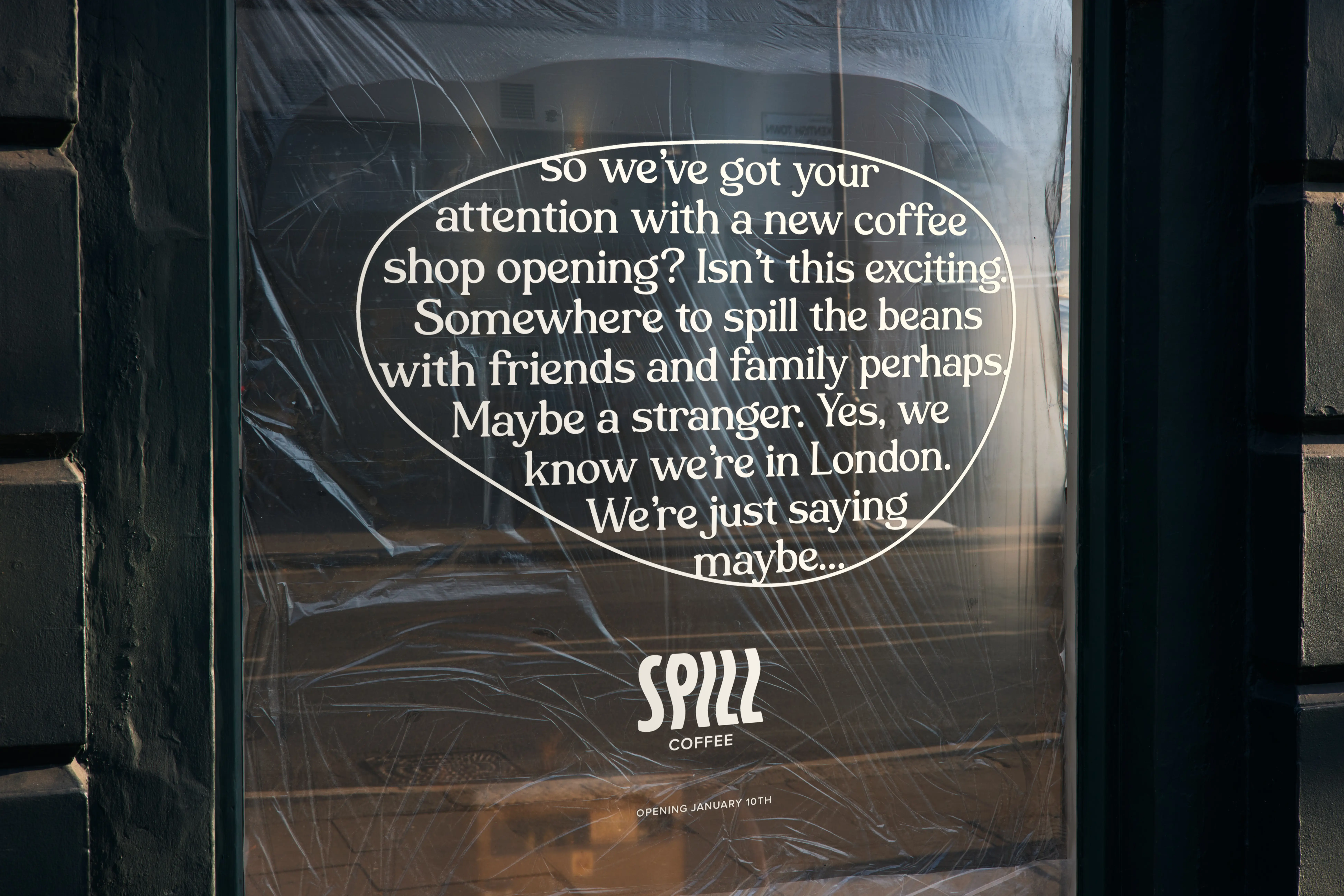 Studio Ferg Spill Coffee Brand Identity Vinyl Wall
