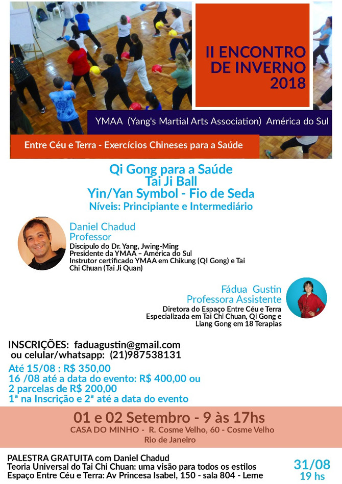 II Encuentro de Invierno YMAA Sudamerica Rio de Janeiro