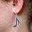 Thumbnail: Music Note Earrings