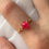 Thumbnail: Strawberry Jade Blush Ring