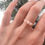 Thumbnail: Triple Rose Quartz Ring