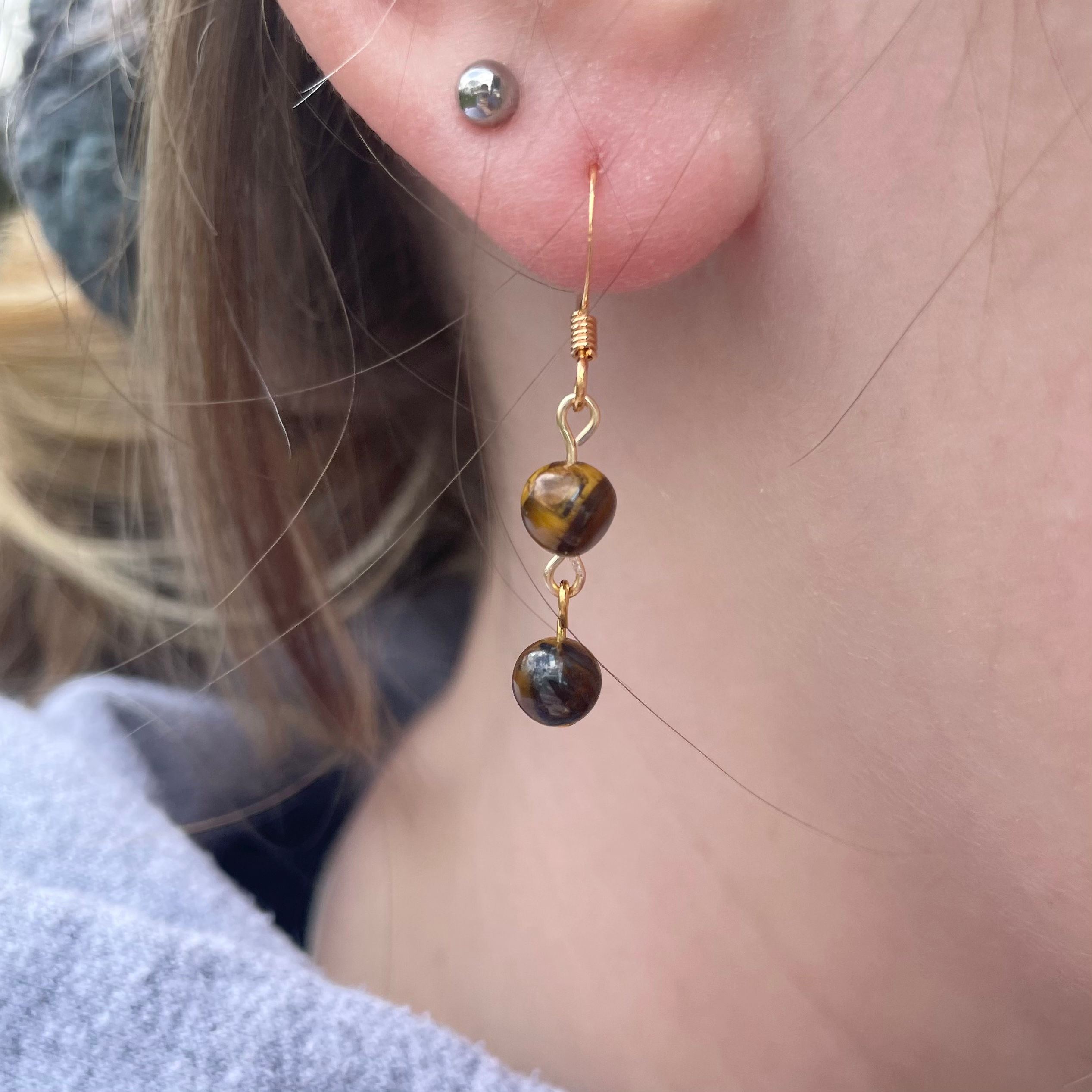 Tiger Eye Oasis Earrings