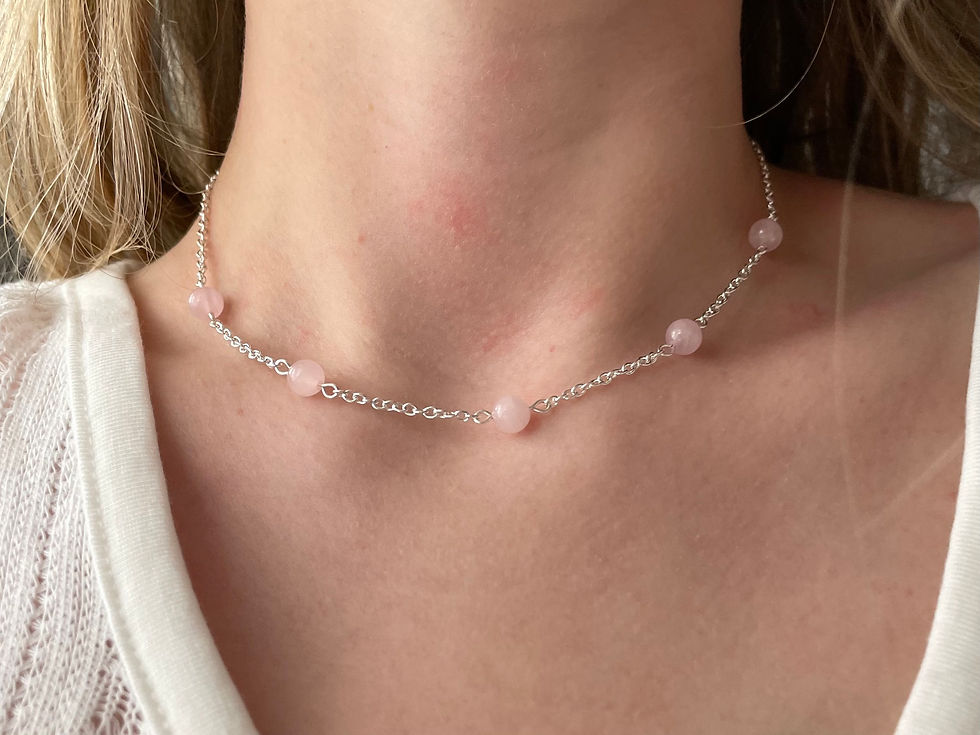 Rose Quartz Oasis Necklace
