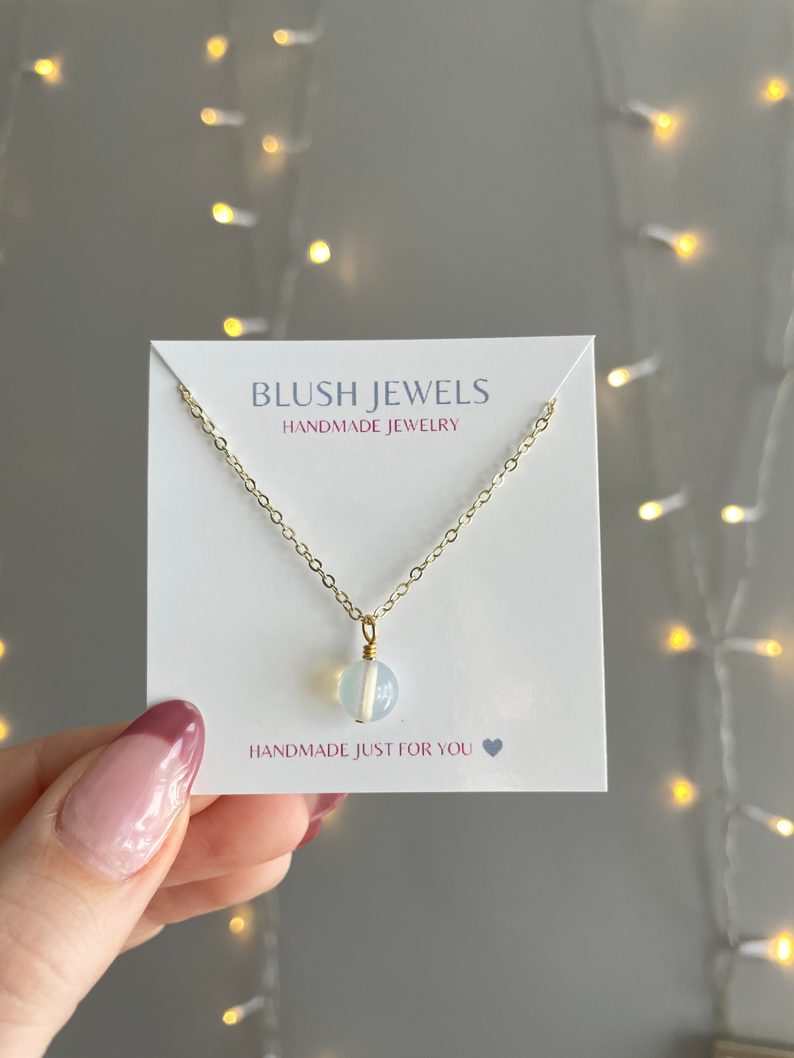 Opalite Single Gemstone Necklace