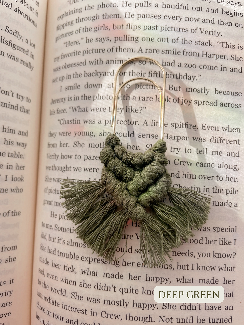 Thumbnail: Macrame Bookmark