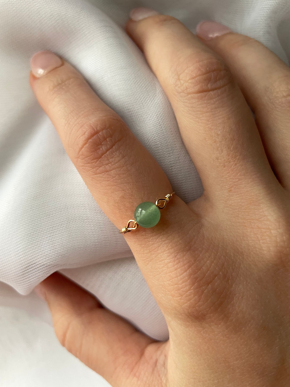 Thumbnail: Green Aventurine Blush Ring