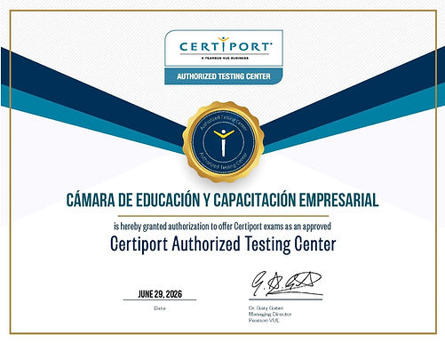 Certificado Certiport