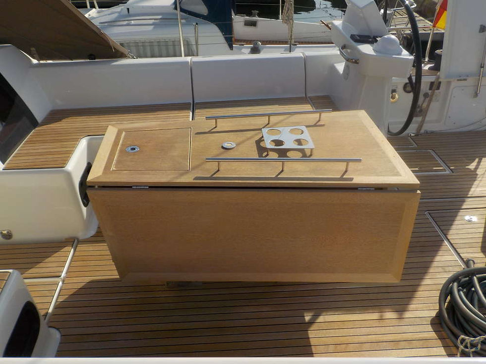 Cockpit Table Cover For Dufour 520 GL - table view