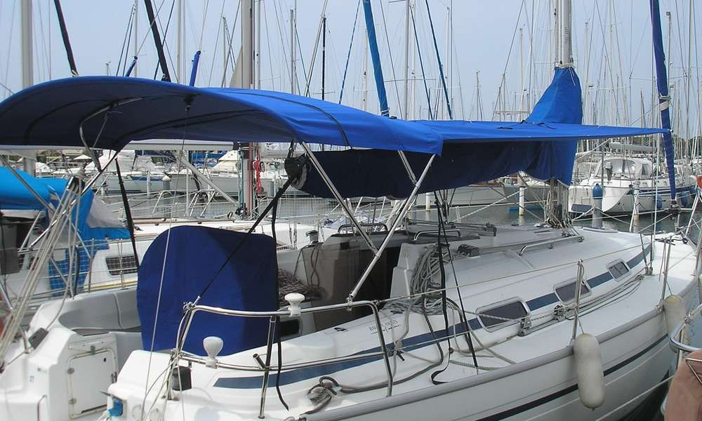 Bimini with extension for Bavaria 38 CR