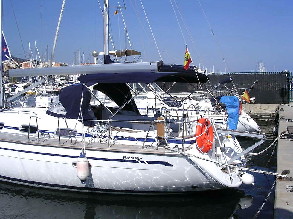 Thumbnail: Bimini for Bavaria 50 CR - side view
