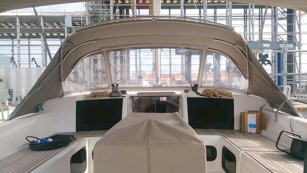 Thumbnail: Dodger Replacement Canvas For Dufour 500 GL - rear
