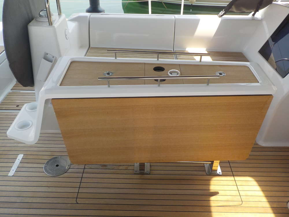 Cockpit Table With Handrails Cover For Dufour 460 GL - table