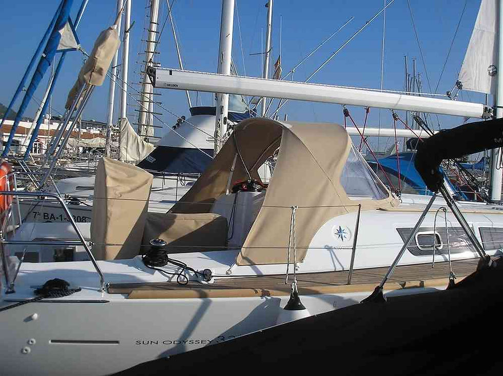Thumbnail: Dodger For Jeanneau Sun Odyssey 33i - Side