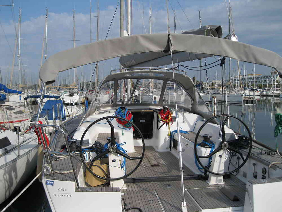 Thumbnail: Dodger (Large) For Dufour 45E - rear view