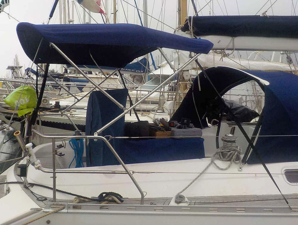Thumbnail: Bimini For Dufour 45 CL - side view 2