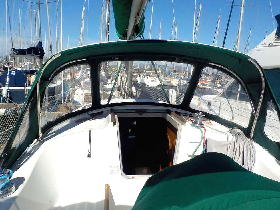Thumbnail: Dodger for Beneteau Oceanis 321 - rear