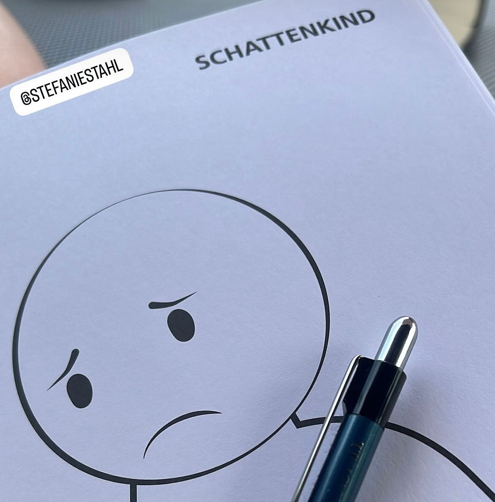 Foto: Anja Harz (aus „Das Kind in Dir muss Heimat finden“ , Arbeitsbuch - mit Genehmigung von Stefanie Stahl, keine bezahlte Werbung)