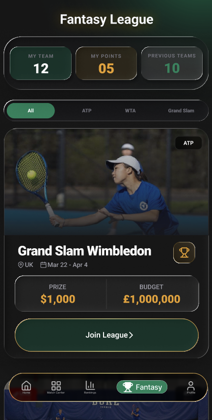 Join a league, create a team and test your skill!