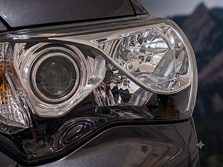 Professional restoration of cloudy, yellow headlights in the Boulder area.