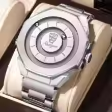 Thumbnail: POEDAGAR High Quality Luxury Watch For Men Waterproof Fashion Man Wristwatch Bus