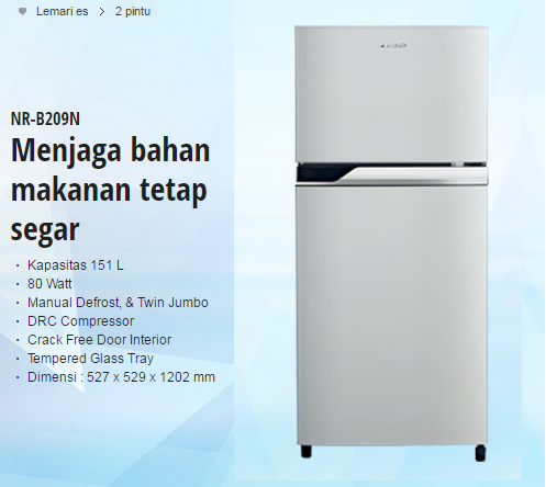 PANASONIK 2PINTU
