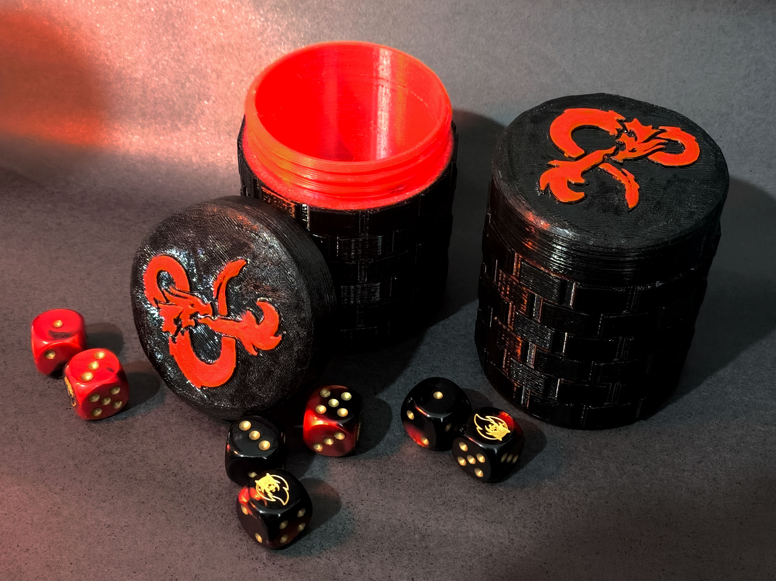 Copo Porta Dados de RPG