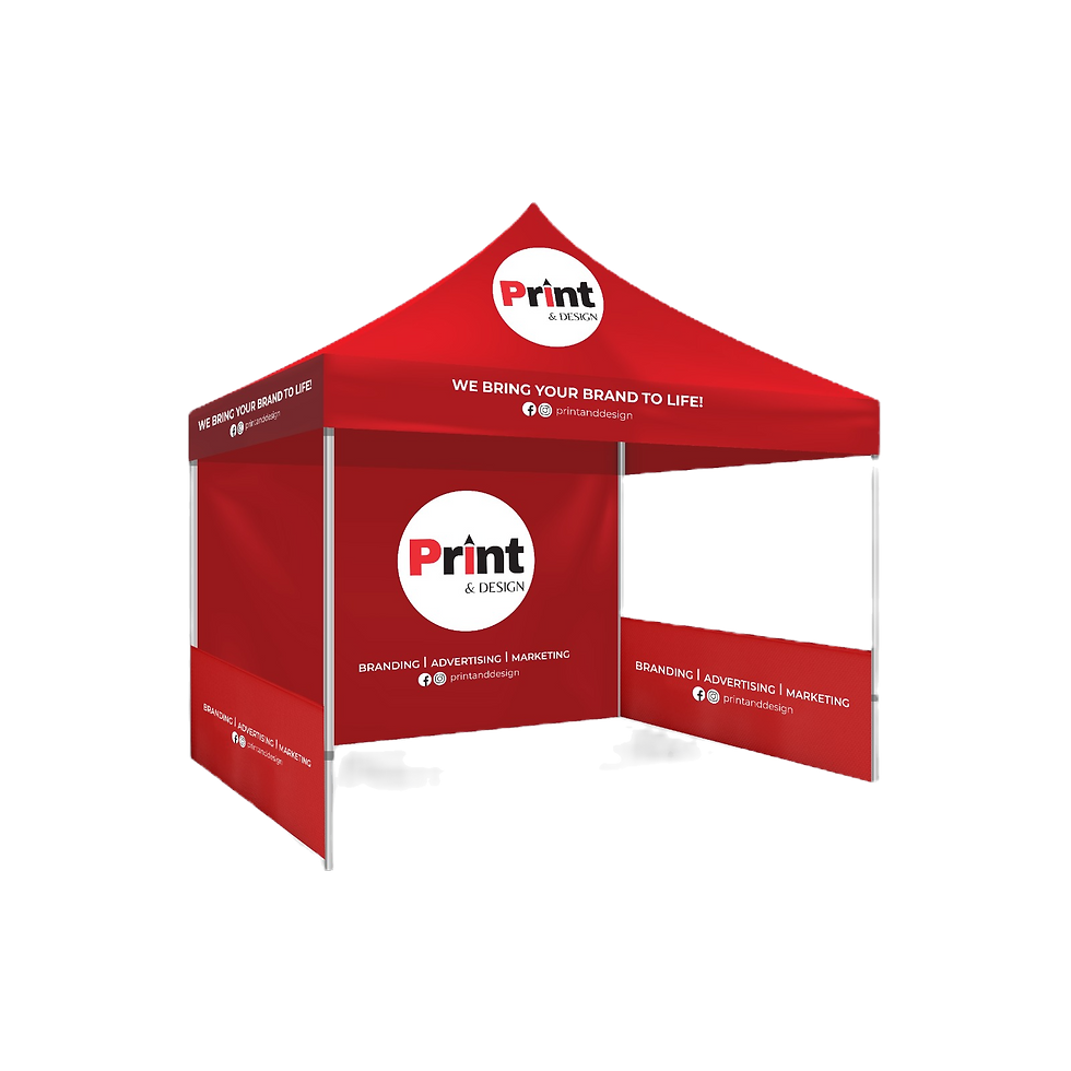 Custom Full wall Tent Setup Print & Design