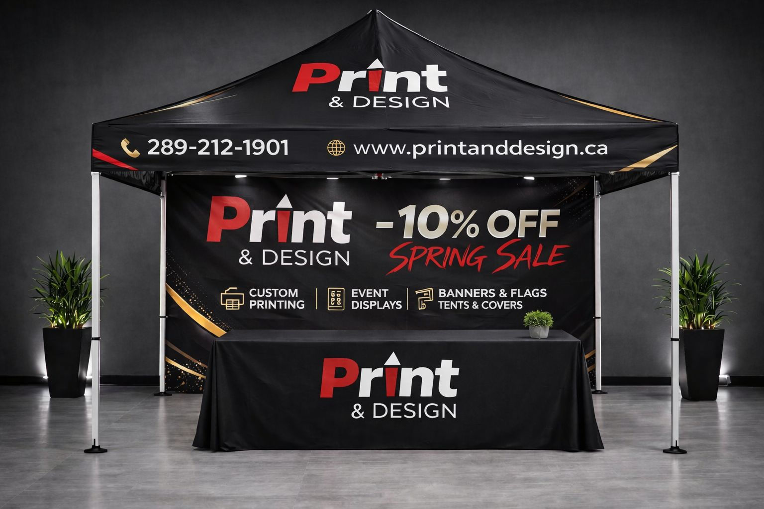 10x10 Trade Show Tent