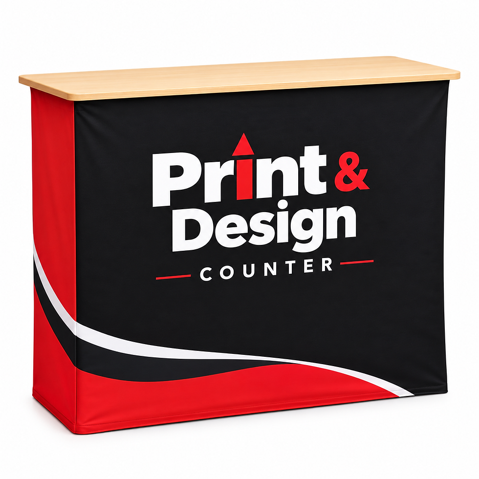 P&D Fabric Display Counter