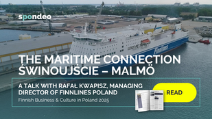 Świnoujście - Malmö. Finnlines has established a new daily maritime connection between Sweden and Poland.