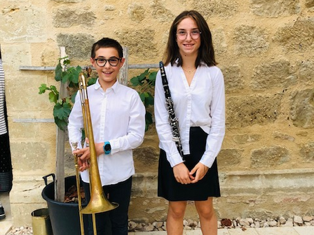 Deux élèves cazaubonnais au stage de la FDSM 32