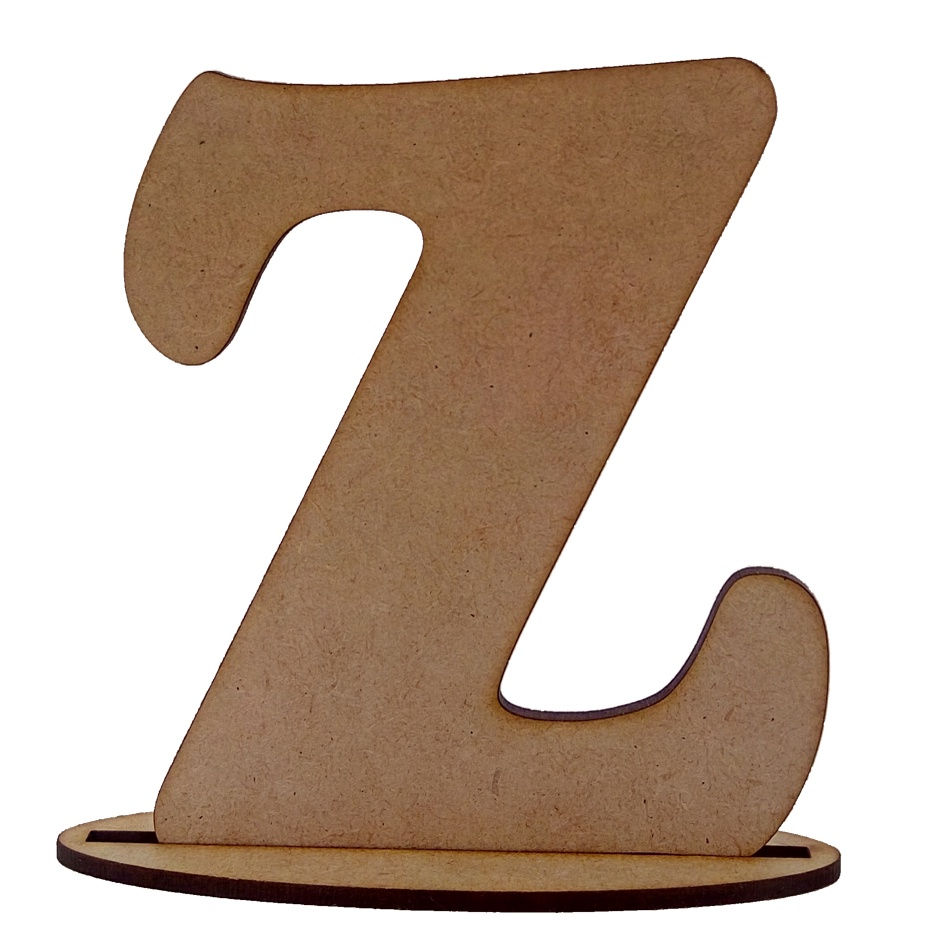 Miniatura: Letra MDF 11,7 Cm de Altura - 1 Unidade