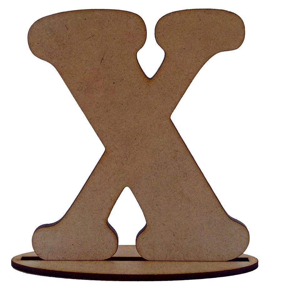 Miniatura: Letra MDF 11,7 Cm de Altura -  10Unidade