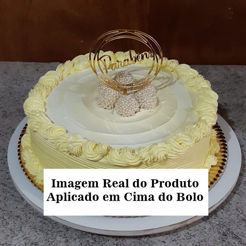 Miniatura: Artimagem Topo De Bolo Em Acrílico Espelhado - De Repente 30 - 30 Anos